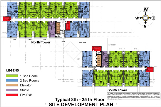 One Pavilion Place - 8th to 25th Floor